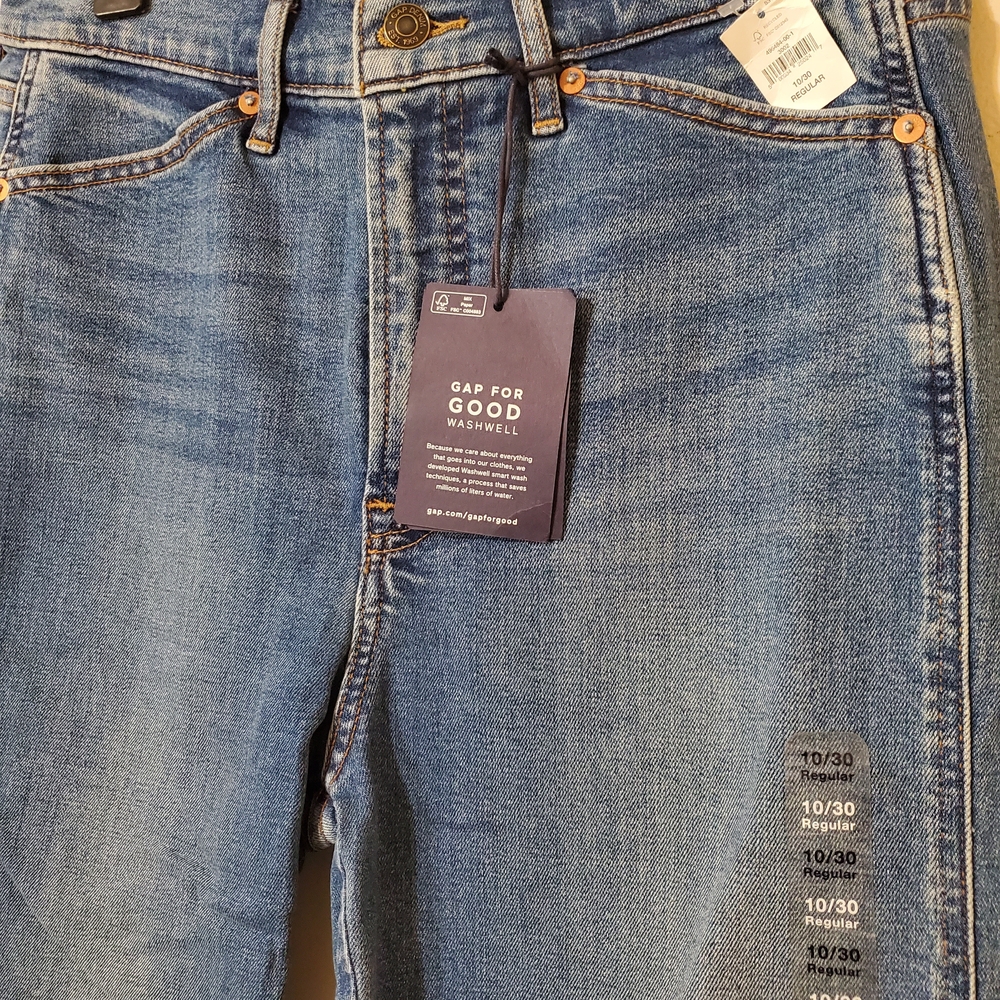 GAP High Rise Flare Jeans Womens 10 NWT - Picture 3 of 5